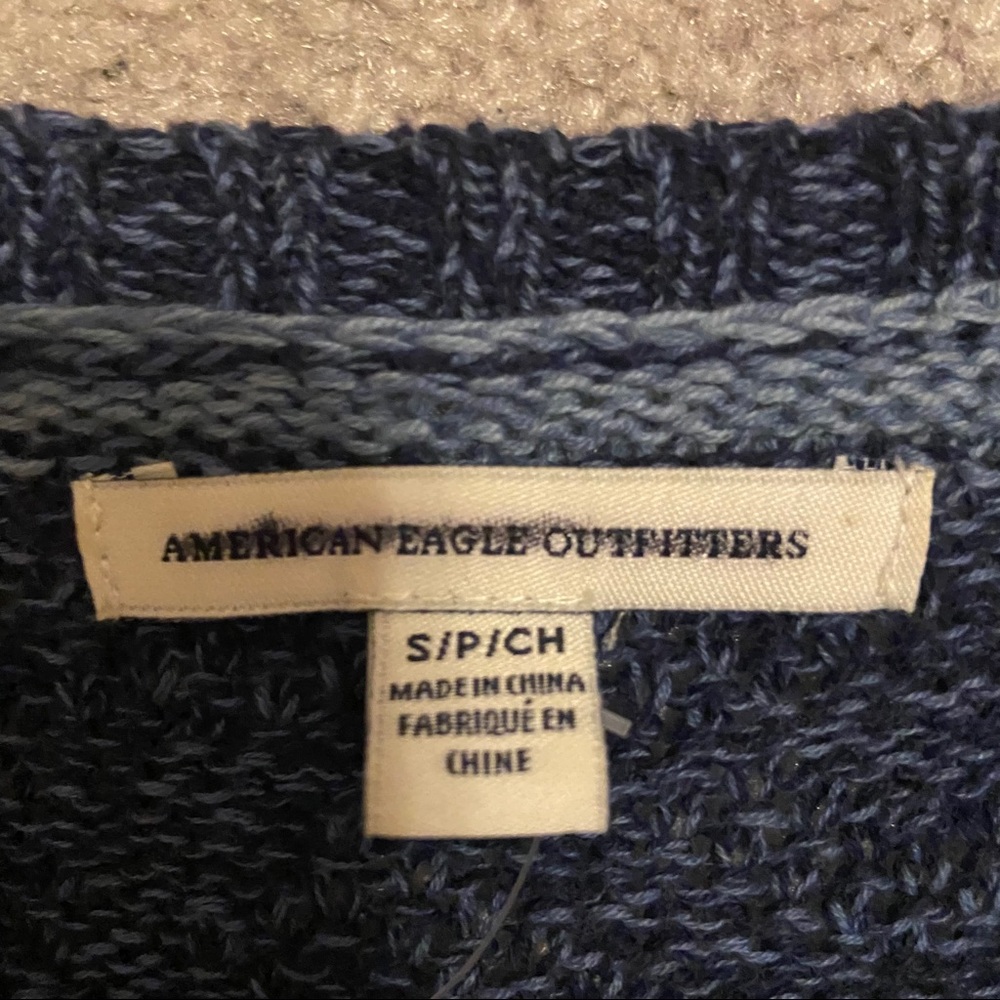 Multi-blue colored sweater - Picture 2 of 3